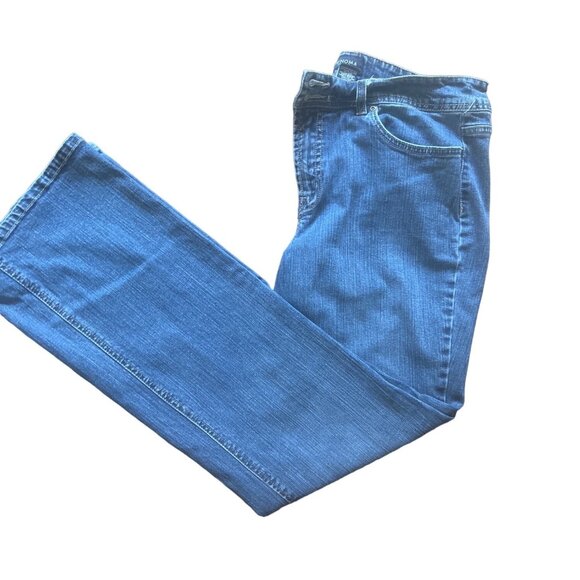 Womens Blue Denim Jeans Boot Cut Pants Sonoma Size 14 u - Picture 2 of 6